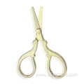 Wholesale Beauty Personal Makeup Scissors Small Gold Stainless Steel Trimming Scissors